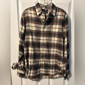 JCrew plaid flannel / size small